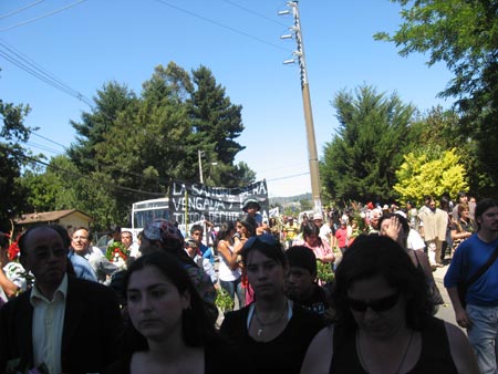 funeral de Matias Catrileo