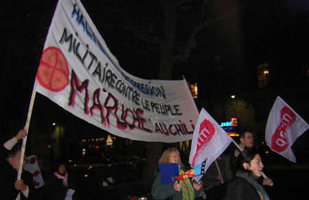 solidaridad con los presos Mapuche