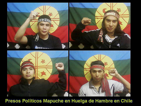 Presos Mapuche en huelga