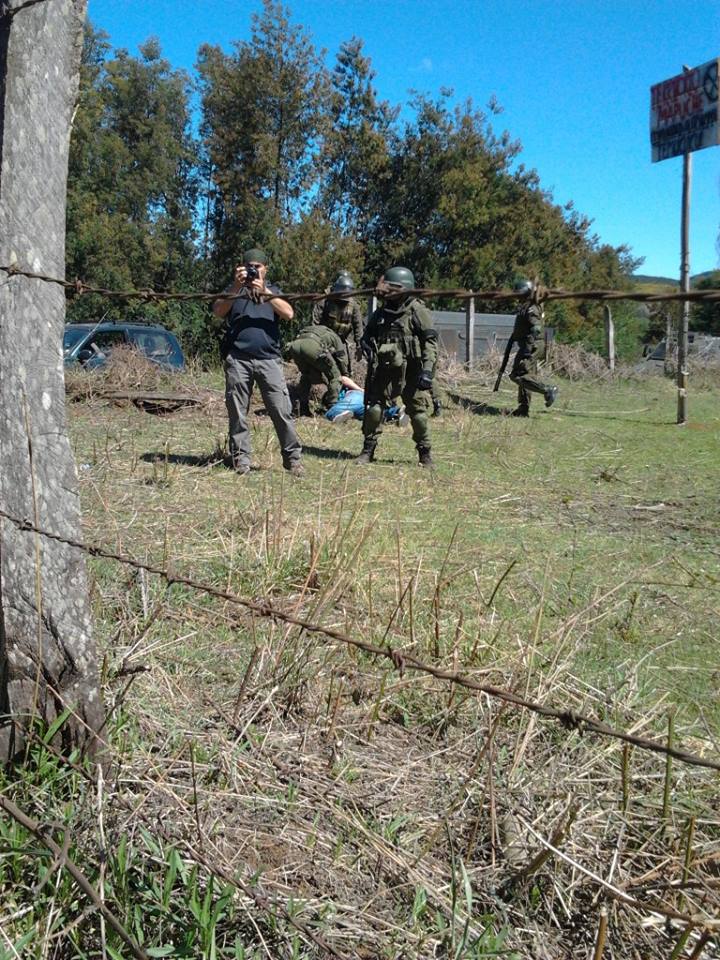 300 Carabineros de Chile dejan Mapuches heridos y animales muertos 1