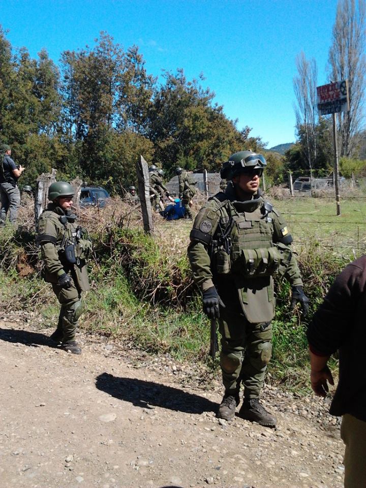 300 Carabineros de Chile dejan Mapuches heridos y animales muertos 23