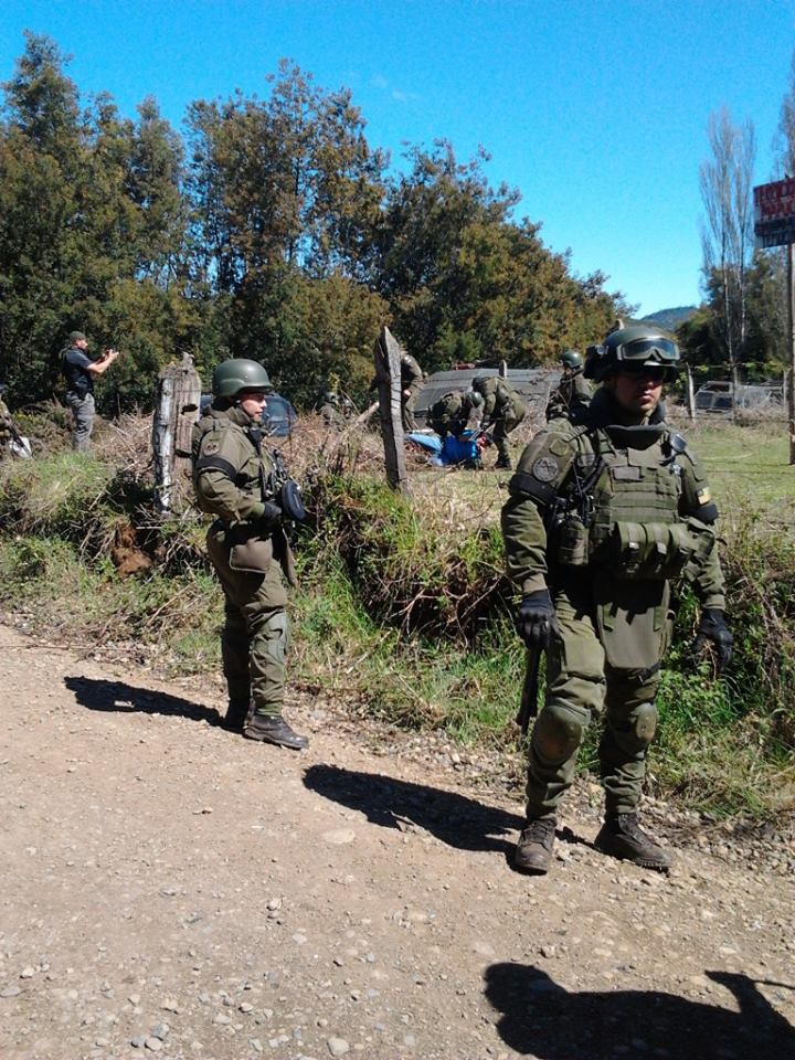 300 Carabineros de Chile dejan Mapuches heridos y animales muertos 31