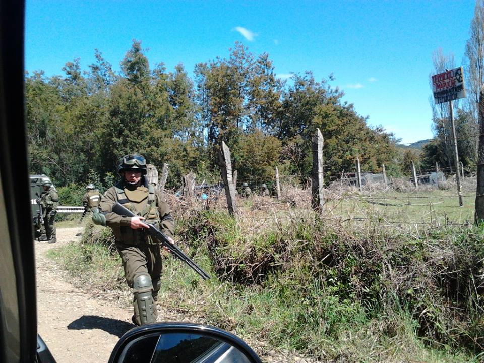 300 Carabineros de Chile dejan Mapuches heridos y animales muertos 6