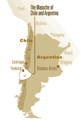 Mapuche map
